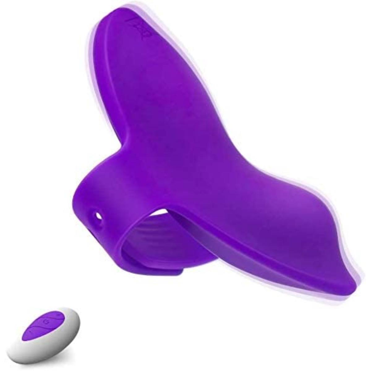 Invisible wearable vibrator with remote