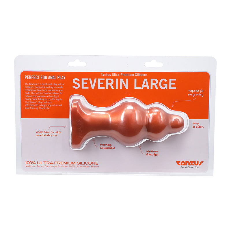 Tantus Severin Large Super Soft Anal Plug Copper