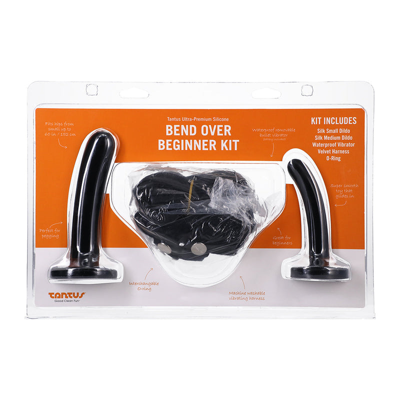 Tantus Bend Over Beginner Strap-On Harness Kit Onyx