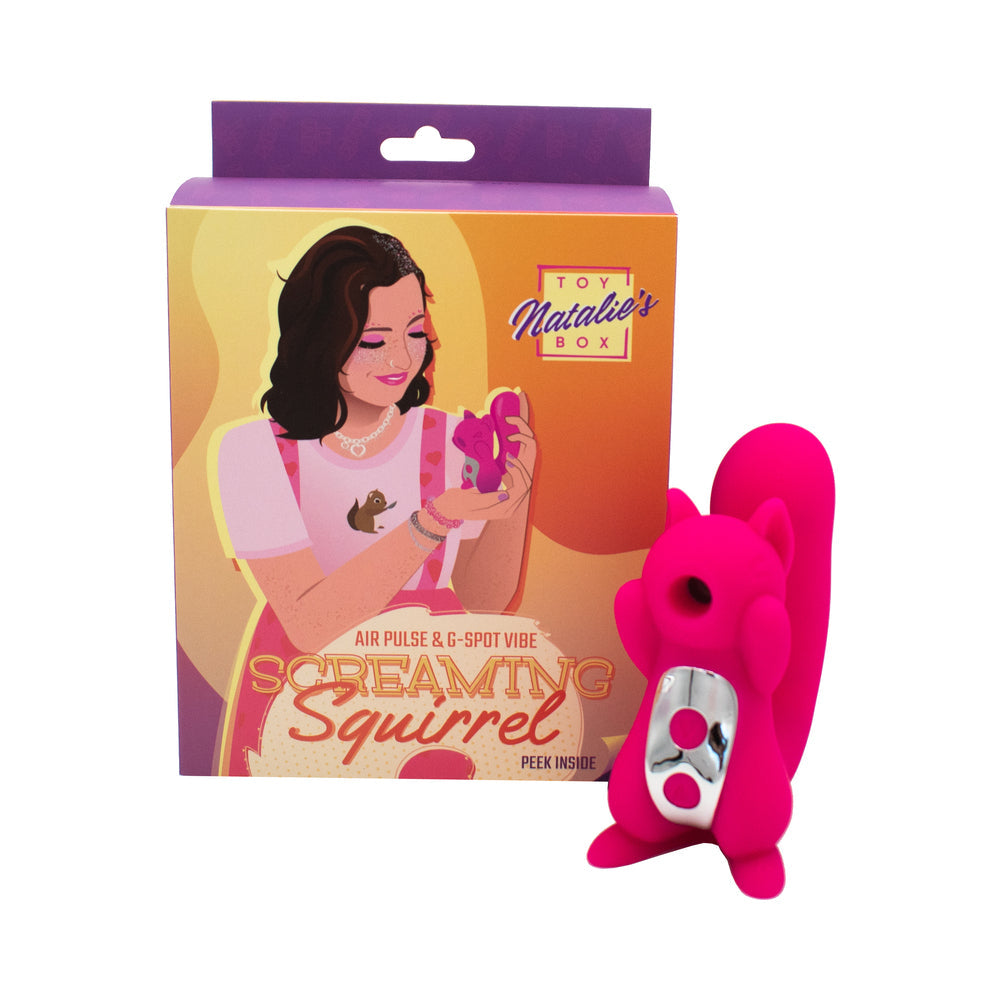 Screaming Squirrel Air Pulse & G-Spot Vibrator