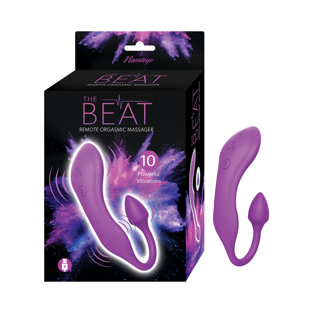 The Beat Remote Orgasmic Massager Purple