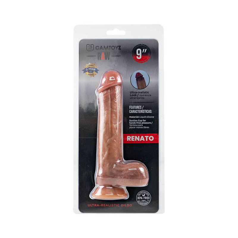 Camtoyz Raw Renato Ultra-Realistic 9 in. Dildo