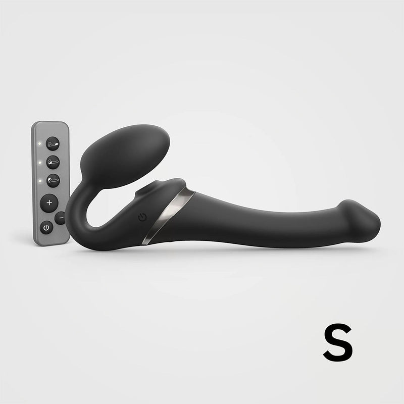 Strap-On-Me Multi Orgasm Bendable Strap-On Small Black