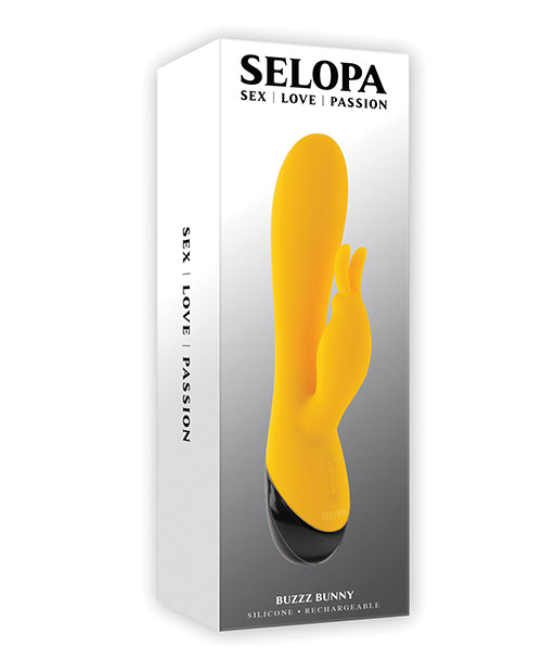 Selopa Buzzz Bunny Rabbit Vibrator - Yellow/Black