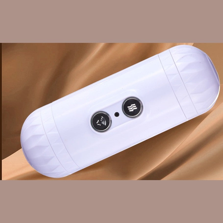Vibrating stroker with sound interaction